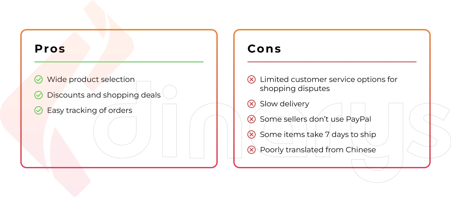 AliExpress pros and cons